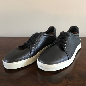 RAG & BONE Mens Kent Leather Sneakers Black Size 9